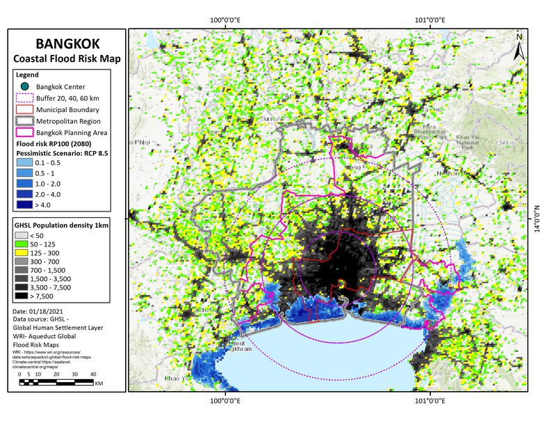 GHSL_Bangkok_Flood_risk_2080