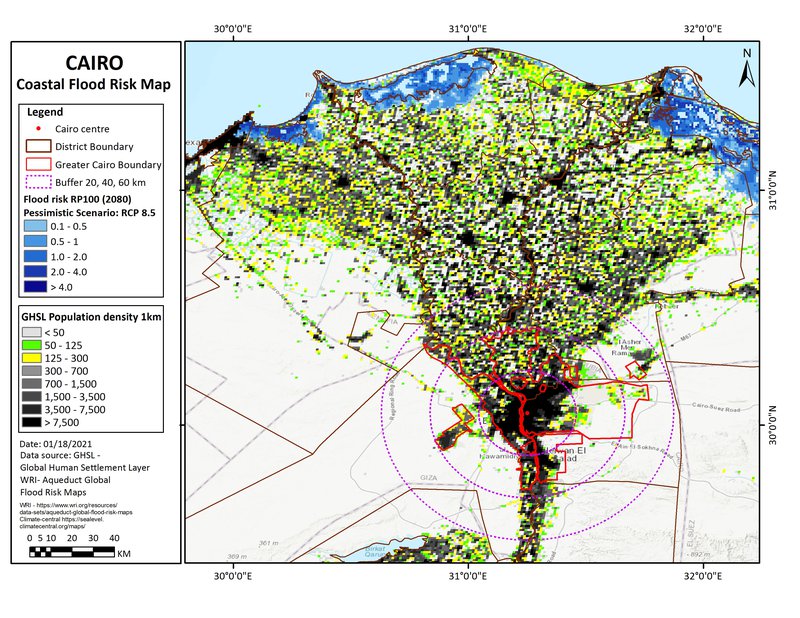 GHSL_Cairo_Flood_risk_2080