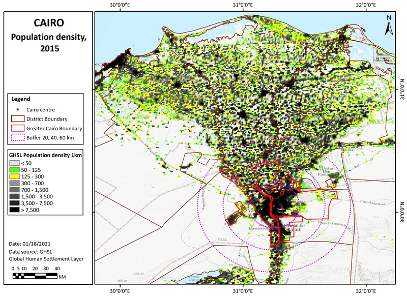 GHSL_Cairo_Pop1km_2015