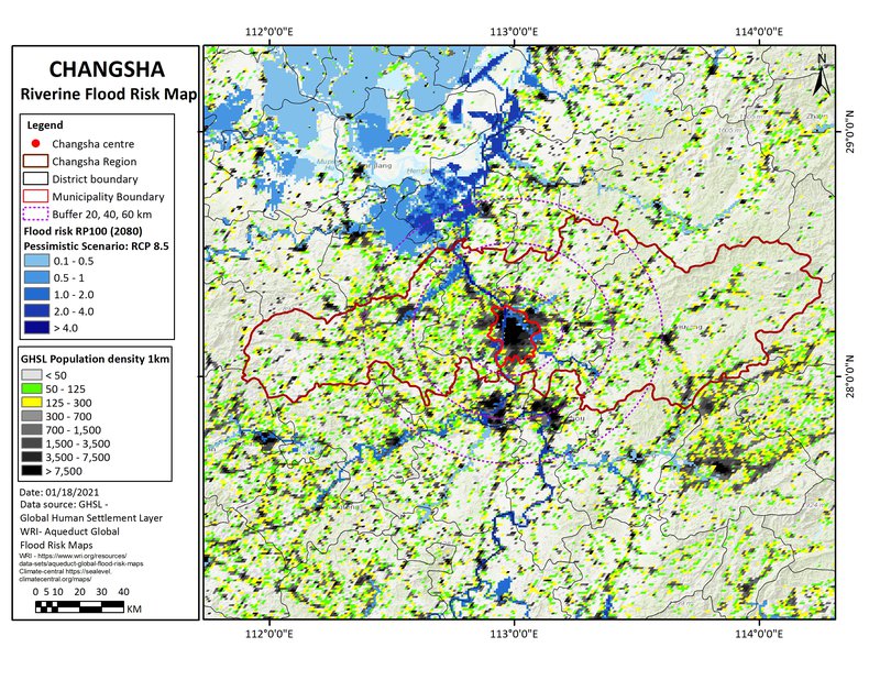 GHSL_Changsha_Flood_risk_2080