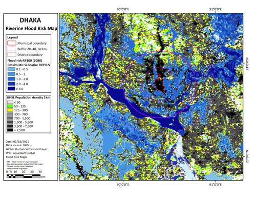 GHSL_Dhaka_Riverine_Flood_2080