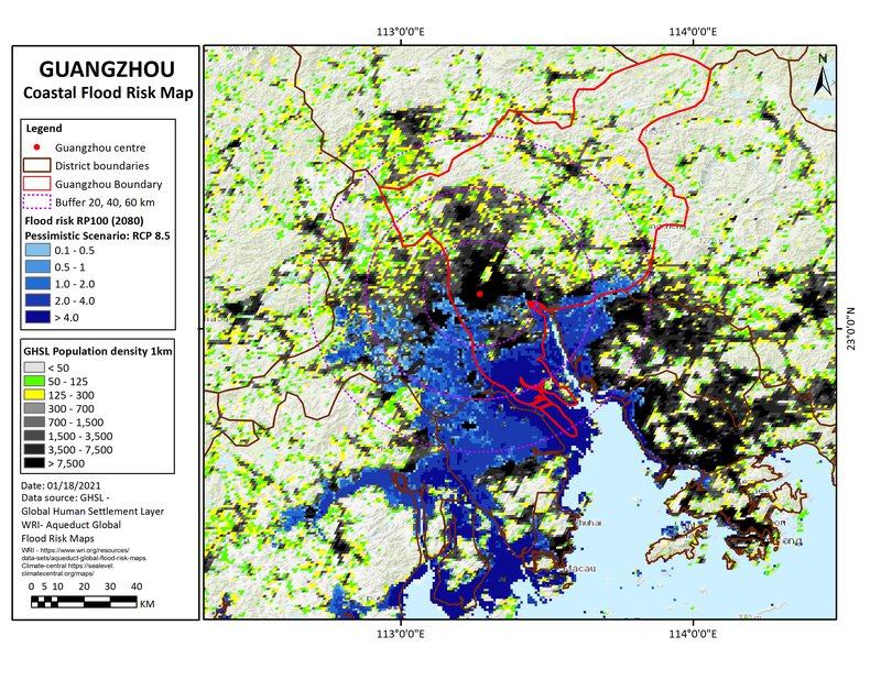 GHSL_Guangzhou_Flood_risk_2080